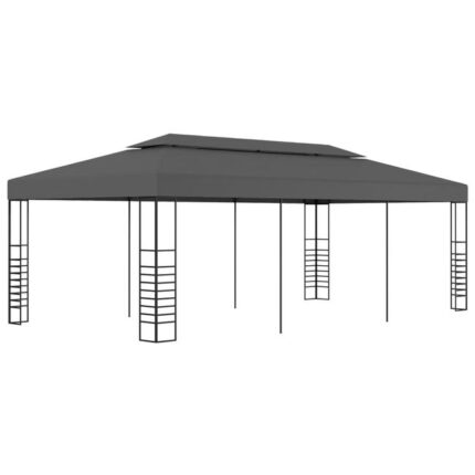 The Living Store - Tonnelle de jardin 3 x 6 m Anthracite